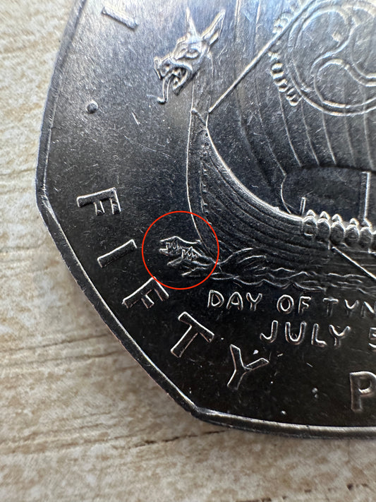 Die Marks on Isle of Man Coins