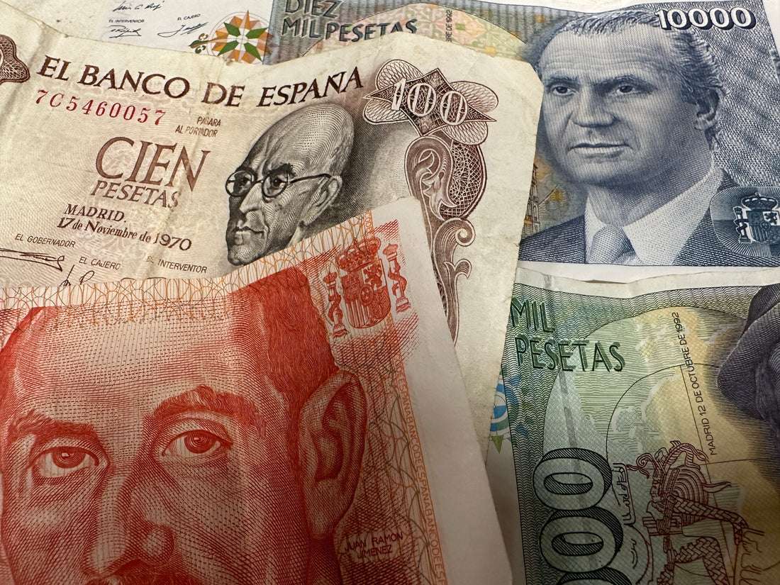 Spanish Peseta Banknotes