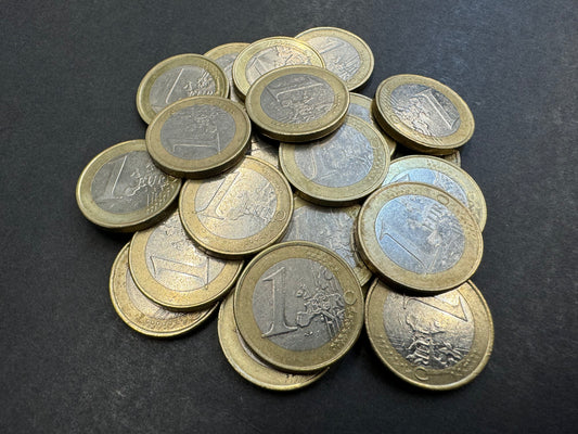 €1 Euro Coins - Useful change for your holiday to Europe