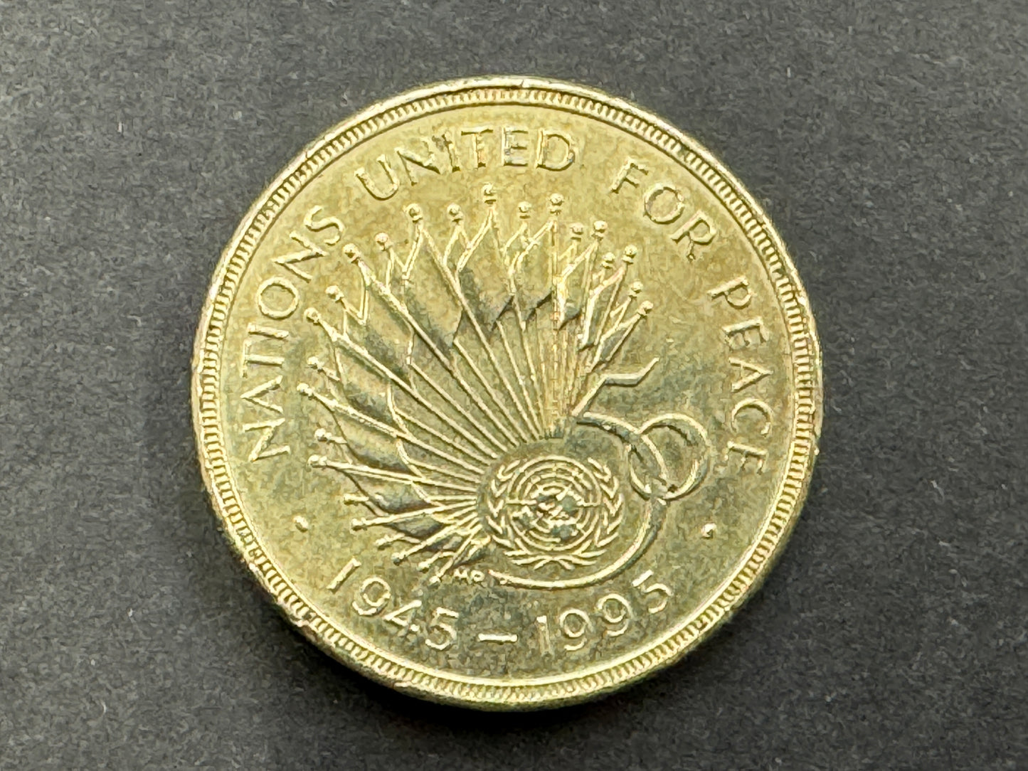 United Nations £2 Pounds Coin 1995